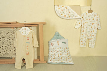 Safari Dreams 5-Piece Baby Essentials Set